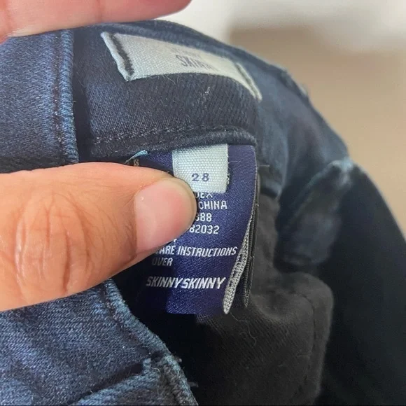 Madewell Skinny Skinny Dark Wash Jeans 28 - Picture 5 of 10